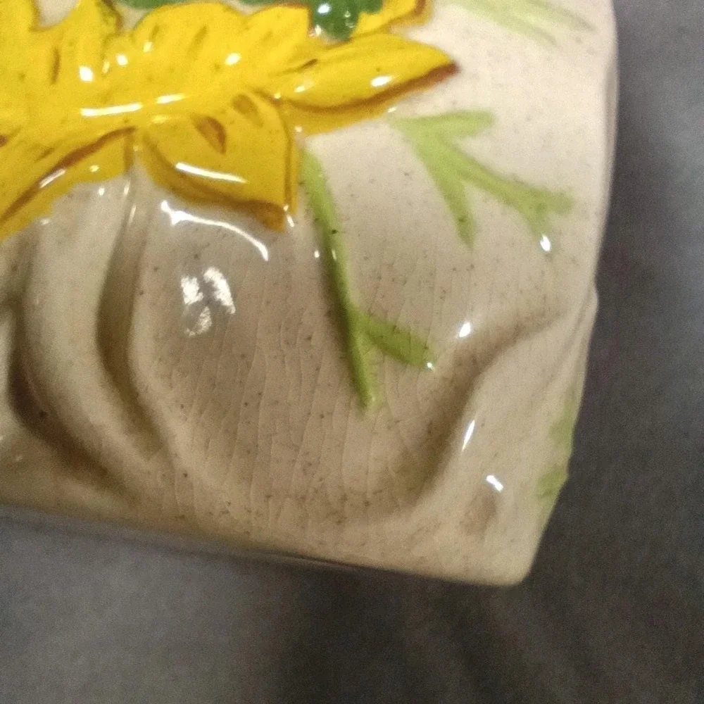 Vintage Neil the Frog Napkin Holder 1979 Hobbyist Piece Speckled Glaze